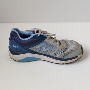 New Balance Women's 847v4 Running Shoes - Gray/Blue - Size 9.5